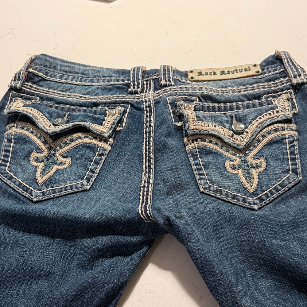 Rock Revival Women's Boot Cut Jeans in Blue